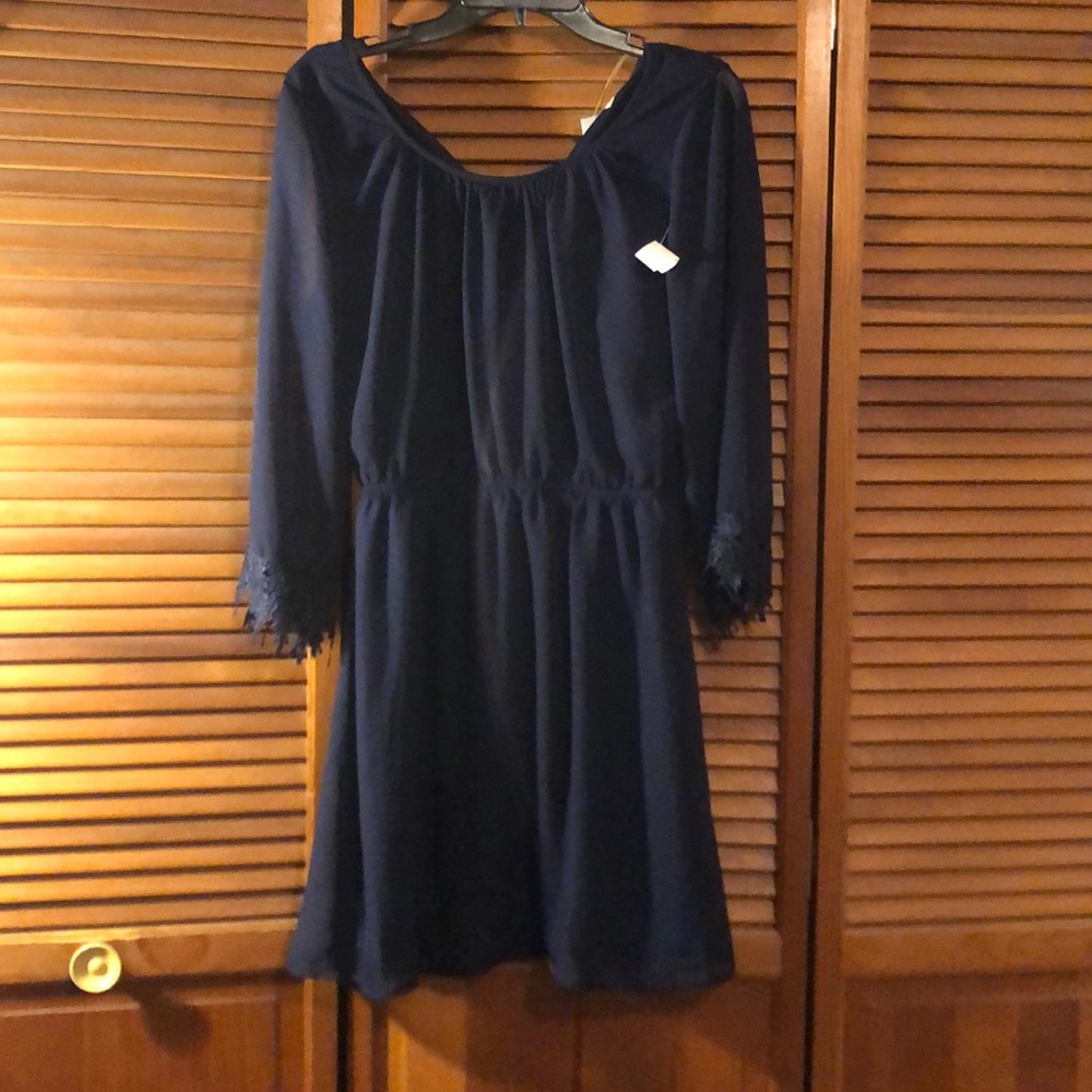 Navy blue dress